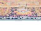 2' X 6' Rustic Orange Medallion Area Rug
