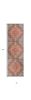 2' X 8' Rustic Orange Medallion Runner Rug