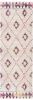 13' Ivory and Gold Geometric Runner Rug