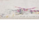 13' Ivory and Gold Geometric Runner Rug