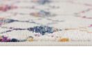 15' Blue And Ivory Ikat Runner Rug