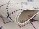 3' X 5' Cream Ikat Area Rug