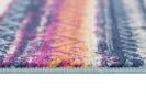 2' X 4' Multicolor Irregular Stripe Boho Area Rug