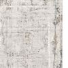 4' X 6' Gray and Ivory Abstract Power Loom Area Rug