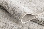 6' X 9' Gray and Ivory Abstract Area Rug