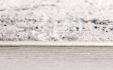 6' X 9' Gray and Ivory Abstract Area Rug