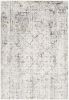 6' X 9' Gray and Ivory Abstract Area Rug