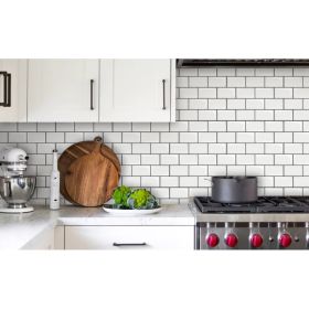10pcs, Marble Peel And Stick Backsplash Tiles For Kitchen Walls Bathroom Countertops, 12 Inch*12 Inch, Adhesive Glazed Ceramic Surface,rproof, Heat Re