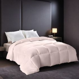 Oversized Plump Thick Duvet - Pink Enhanced Warmth With Skin-friendly Comfort. Perfect For Cozy Bedrooms & Luxury Hotels. Machine Washable. Ideal Chri
