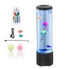 Sensory Bubble Tube Lamp, 16 Color Changing Light Effects, Water Fish Lamp with Built-in Bluetooth Speaker & White Noise