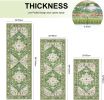 Boho Washable Kitchen Rugs Sets of 3, Non Slip Kitchen Mats for Floor with Rubber Backing