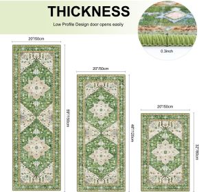 Boho Washable Kitchen Rugs Sets of 3, Non Slip Kitchen Mats for Floor with Rubber Backing