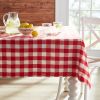 Charming Check Tablecloth, Multicolor, 60"W x 84"L