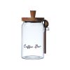 1 Pcs 25 OZ Glass Coffee Jars With Spoons, Candy Jars, Biscuit Jars, Storage Jars, Tea Jars, Snack Jars, Seasoning Jars, Salt Jars, Pepper Jars