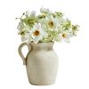 11"H Artificial Wild Flower in Ceramic Jug Vase