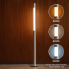 Minimalist Telescopic Floor Lamp 53''H, Modern Aluminum Floor Lights, 3 color temperature, for bedroom, livingroom, office