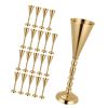 20 PCS Wedding Flower Vase, 16.9 in Tall Trumpet Flower Table Centerpieces, Banquet Vases Easy Installation