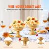 10PCS 16cm/6.3' Tall Wedding Flower Vase, Metal Wedding Centerpiece, Gold Floral Arrangement Stand Display Rack for Tables Wedding Dinner Party