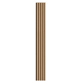 Wood Slat Acoustic Panels, 7.9 x 94.5 inch, MDF Accent Wooden Wall Panels for Modern Interior Wall Decor