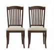 Set of 2 Mid-Century Armless Dining Chairs Kitchen Side Chairs Dinette Chairs for Living Room Bedroom Home Office