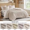 7-Piece Full Woven Striped Comforter Set