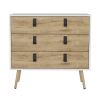 Dresser Magness, Bedroom, White / Macadamia