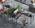 47 inch L Shaped Gaming Desk, Corner Desk Gaming Table for Home Office