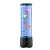 Sensory Bubble Tube Lamp, 16 Color Changing Light Effects, Water Fish Lamp with Built-in Bluetooth Speaker & White Noise