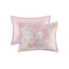 Metallic Printed Comforter Set with Throw Pillow Full/Queen