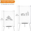 Whiteboard Easel, 36 x 24 Inches, Portable Dry Erase Board Height Adjustable for School Office and Home