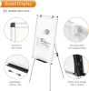Whiteboard Easel, 36 x 24 Inches, Portable Dry Erase Board Height Adjustable for School Office and Home