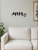 CIFbuy 1PC Fashionable Metal Bird Wall Art - Bird on the Branch Wall Ornament. The Leaves with Birds Sculpture Wall Decor Is a Fashion - forward Metal