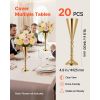 20 PCS Wedding Flower Vase, 16.9 in Tall Trumpet Flower Table Centerpieces, Banquet Vases Easy Installation