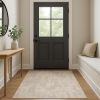 3' X 5' Gray Abstract Dhurrie Area Rug