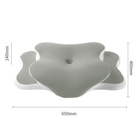 Butterfly Shaped Cervical Support Memory Foam Pillow (Option: Bean Green-650X440X146mm)