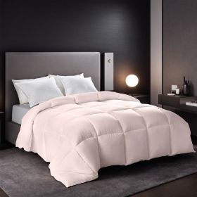 Pink Extra Large Plump Thick Duvet Enhanced Warmth Skin Friendly Comfort. Fits Single Double Beds. Luxury Hotel Grade Insert For Bedroom Use. Perfect (Option: Pink-K)