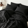 Black 2-Piece & 3-Piece Bedding Comforter Set – Twin/Queen/King – Soft Microfiber
