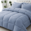 Blue 2-Piece & 3-Piece Bedding Comforter Set – Twin/Queen/King – Soft Microfiber