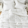 White 2-Piece & 3-Piece Bedding Comforter Set – Twin/Queen/King – Soft Microfiber
