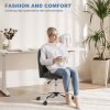 Home Office Desk Chair, Office Chairs Desk Chair Rolling Task Chair Computer Chair Adjustable with Wheels Armless for Bedroom