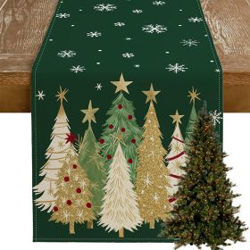 Decoration Supplies 13x72 Inch Christmas Table Runner (Type: Christmas Supplies, Style: Style D)