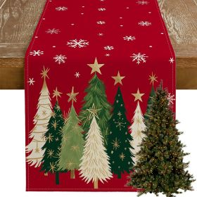 Decoration Supplies 13x72 Inch Christmas Table Runner (Type: Christmas Supplies, Style: Style B)