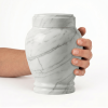 Luna - carrara white marble urn