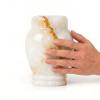 White Onyx urn for human Ashes