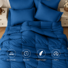 lake blue 2-Piece & 3-Piece Bedding Comforter Set – Twin/Queen/King – Soft Microfiber