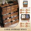 Tall Dresser for Bedroom with 12 Drawers, Dressers & Chests of Drawers, Fabric Dresser for Closet, Living Room, Storage Dressers with Storage Drawers