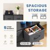 Dresser for Bedroom Storage Drawers Fabric Storage Tower with 5 Drawers, Chest of Drawers with Fabric Bins