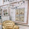6 Piece Vintage Reading Quote Wall Art Prints, Retro Book Lover Canvas Posters with Inspirational Library Quotes