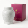 Luna - carrara white marble urn