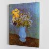 Vase with Lilacs Daisies and Anemones by Van Gogh Canvas Print or Poster